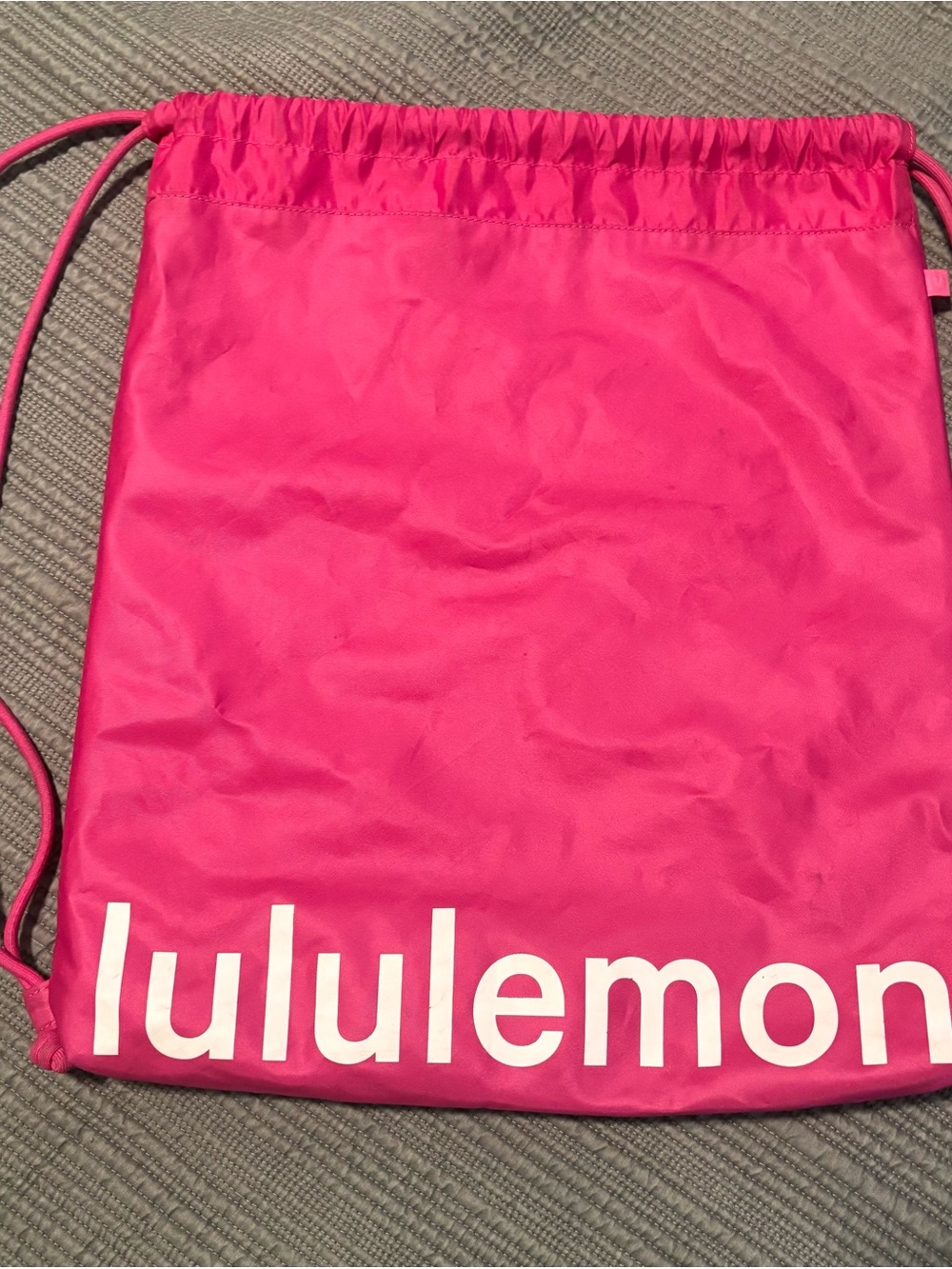 lululemon athletica Hot Pink Drawstring Backpack